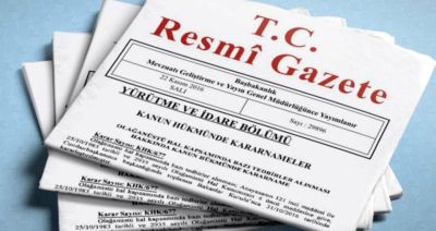 Resmi Gazete’de Bugün Neler Var?