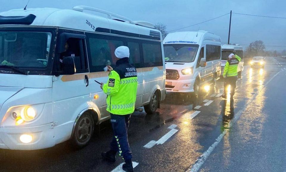 162 Okul Servisi Denetlendi