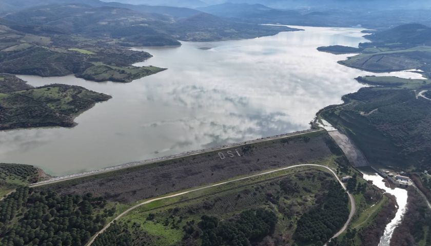 Bayramiç Barajı'nda su seviyesi yüzde 100'e ulaştı