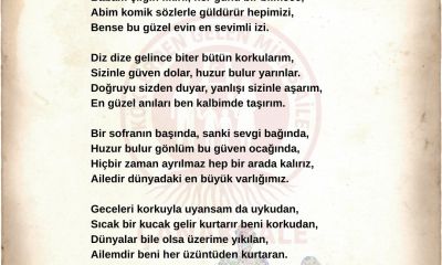 “Mısralarda Ailem” Şiir Yarışmasının Sonuçları Açıklandı