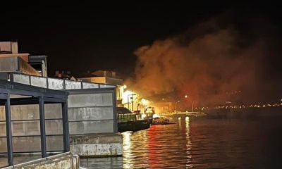 Gelibolu'da korkutan yangın   