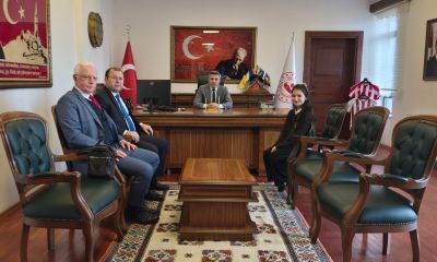 İstiklal Marşı’nı en güzel okuyan öğrenci kaymakamı ziyaret etti