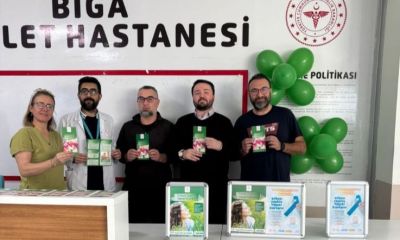 Biga Devlet Hastanesi’nden Dünya Kanser Günü’nde Farkındalık Etkinliği