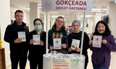 Gökçeada Devlet Hastanesi’nde Dünya Sigarayı Bırakma Günü Etkinliği