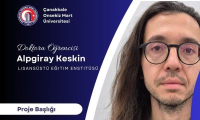 ÇOMÜ’lü Doktora Öğrencisine TÜBİTAK Desteği