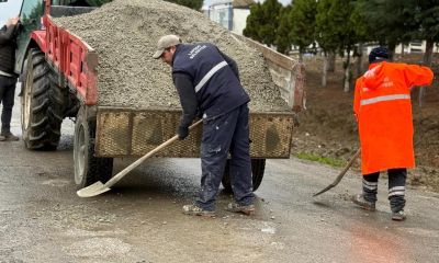 Lapseki’de Yol ve Altyapı Çalışmaları Hız Kesmiyor