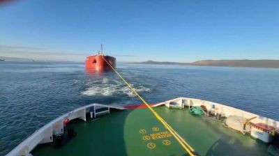 Çanakkale Boğazı'nda dökme yük gemisi makine arızası yaptı