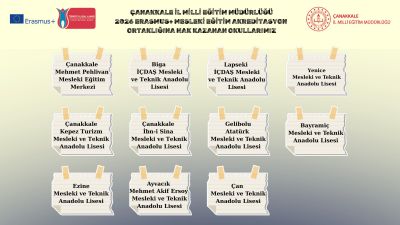 2026 Erasmus+ Sonuçları Açıklandı: Çanakkale’den 11 Okul Listede
