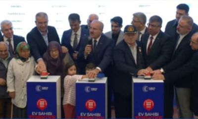 Çanakkale’deki TOKİ konutları için kura çekimi gerçekleştiriliyor