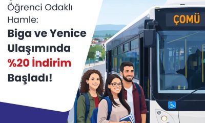ÇOMÜ’den Öğrencilere Ulaşım Müjdesi: Biga ve Yenice’de %20 İndirim