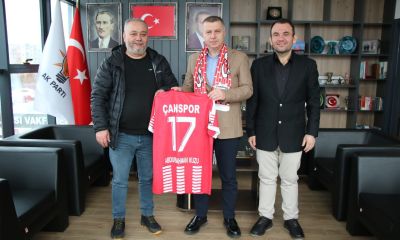 Çanspor’dan AK Parti İl Başkanı Abdurrahman Kuzu’ya Hayırlı Olsun Ziyareti