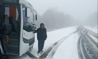 Sahilde Güneş, Lapseki’de Kar Esareti!
