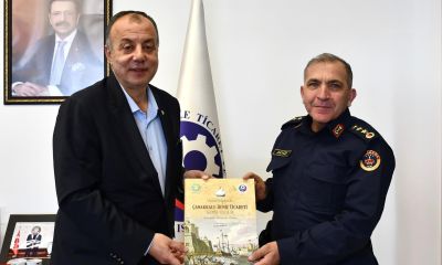 İl Jandarma Komutanı Akyüz’den ÇTSO’ya ziyaret