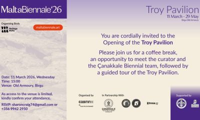 2. Malta Bienali’nde Troya Pavyonu Açılıyor