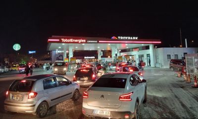 6,69 TL Motorin Zammı Öncesi Çanakkale’de Sürücüler İstasyonlara Akın Etti