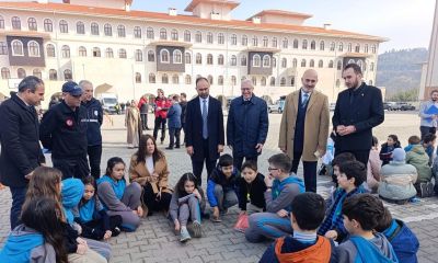 Öğrenciler tatbikatta ter döktü