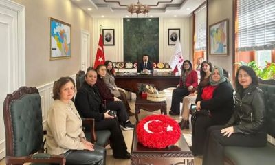 El emeği ürünler Kaymakam Osman Acar’a takdim edildi