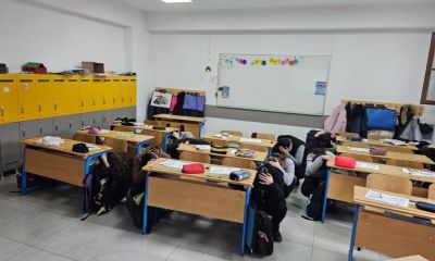 Yeşilyurt Ortaokulu’nda “Deprem Tatbikatı” ile Hayat Bilgisi Dersi