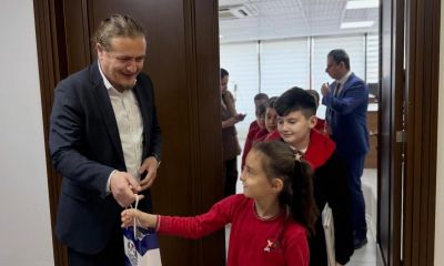 Küçük Başkanlar Belediyede Görev Başında