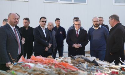 Katrancı’da kurulan katı atık tesisi tamamlanıyor