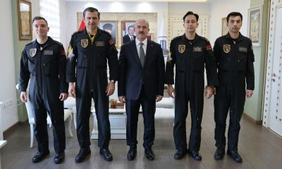 Vali Toraman, SOLOTÜRK ekibini ağırladı