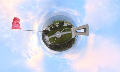 Şehitler Abidesinin 360 derecelik görüntüleri izleyenleri mest etti