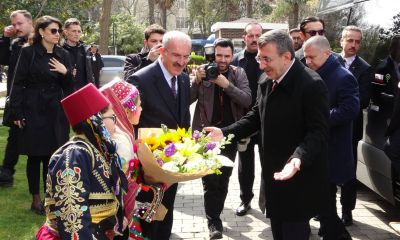  Cumhurbaşkanı Yardımcısı Cevdet Yılmaz'dan Çanakkale Valiliğine ziyaret