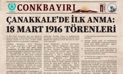 ÇARO tarafından hazırlanan Conkbayırı, Mart sayısı yayınlandı