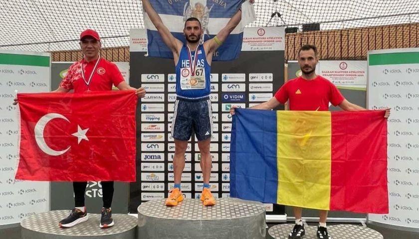 Çanakkaleli Atlet Barış Çakır’dan Balkan Şampiyonası’nda Çifte Madalya