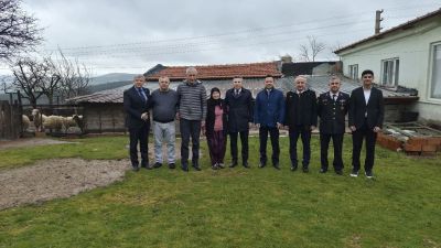 Bayramiç Kaymakamı Emrah Bütün’den Şehit Aileleri ve Gaziye Anlamlı Bayram Ziyareti