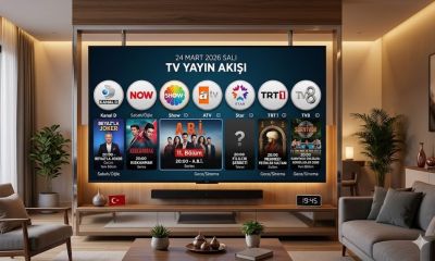 24 Mart 2026 TV Yayın Akışı: Bu Akşam Televizyonda Ne Var? Kanal D, NOW, ATV, Star, Show TV, TRT 1 ve TV8 Rehberi