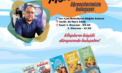 Çan’da Çocuklar Yazar Mert Arık ile Buluşuyor
