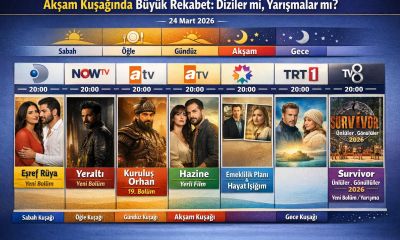 25 Mart 2026 Televizyon Yayın Akışı: Kanal D, ATV, Star, Show TV, TRT 1 ve TV8’de Bugün Ne Var?