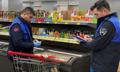 Marketlerde son kullanma tarihi kontrolü yapıldı