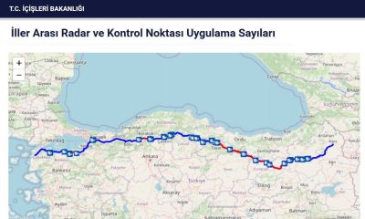 İçişleri Bakanlığından yeni uygulama: Radar ve hız denetim noktaları artık haritada