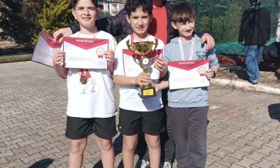 Çanakkaleli minik tenisçiler, il birinciliği için yarıştı
