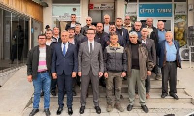 Kaptanoğlu,  oda başkanları  ve muhtarlara bir araya geldi