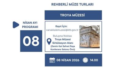 Troya Müzesini rehber eşliğinde gezmek istemez misiniz?