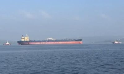 Çanakkale Boğazı'nda tanker makine arızası yaptı   