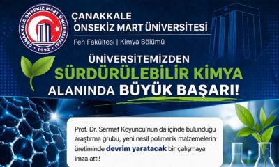 ÇOMÜ’lü bilim insanlarından kimya dünyasında devrim