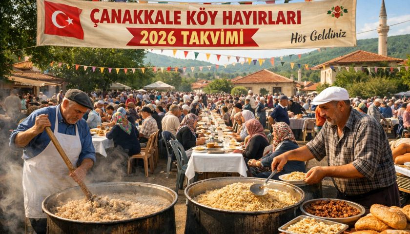 Keşkek Kazanları Kuruluyor: Çanakkale’de Hayır Günleri Başlıyor