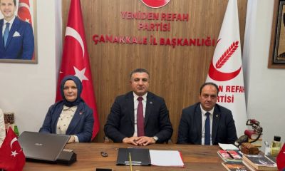 Yeniden Refah Partisi Çanakkale’de Haftalık Mesaisini Sürdürüyor