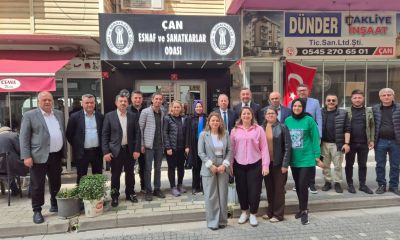 ÇESOB Başkanı Ünal Özcan’dan ilçe odalarına ziyaret