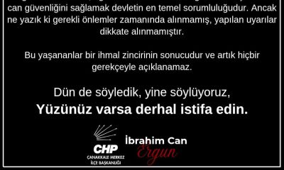 Ergun “Yüzünüz varsa derhal istifa edin”