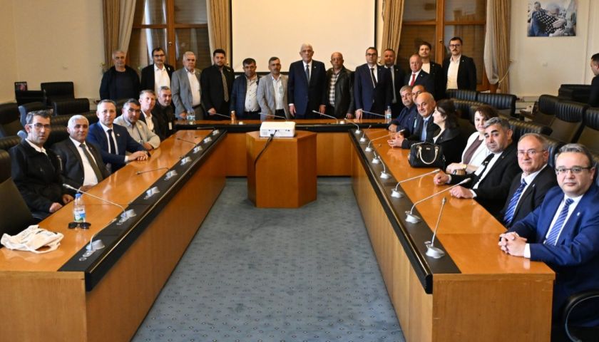 Çanakkaleli Muhtarlardan TBMM’de Dervişoğlu’na Ziyaret