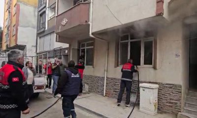 Gelibolu'da apartmanda çıkan yangın korkuttu