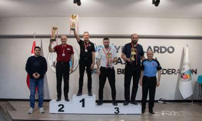 Hastanebayırı Spor Kulübü sporcusu Alnıpak, 3 Bant Bilardo Türkiye Şampiyonu oldu
