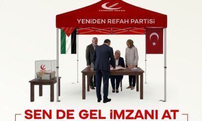 Yeniden Refah’tan Çanakkale’de Eş Zamanlı İmza Seferberliği