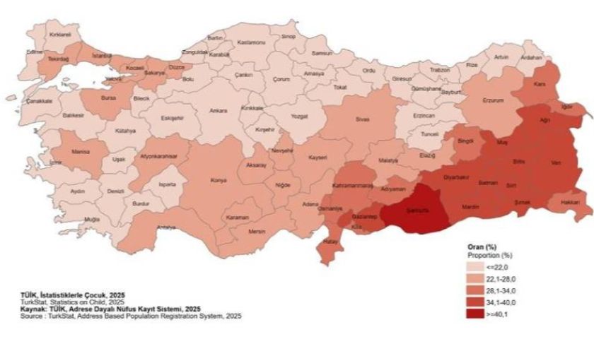 Çanakkale’de Hanelerin %69’unda Çocuk Yok