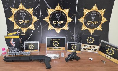 Çanakkale Emniyetinin haftalık denetim verileri: Yarım kilodan fazla uyuşturucu, 5 tutuklama